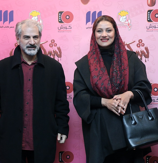 شبنم مقدمی در اکران افتتاحیه فیلم سینمایی شکلاتی به همراه سیدناصر هاشمی