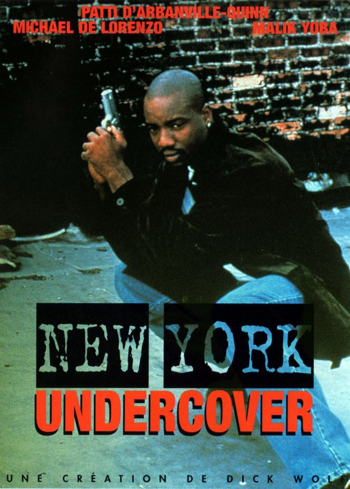 Malik Yoba در صحنه سریال تلویزیونی New York Undercover