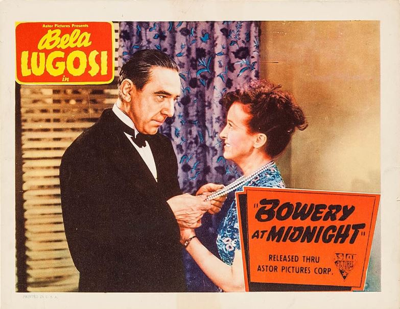 Anna Hope در صحنه فیلم سینمایی Bowery at Midnight به همراه Bela Lugosi