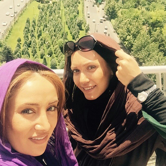تصویری شخصی از بهاره افشاری، بازیگر و تهیه کننده سینما و تلویزیون