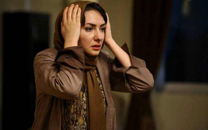 هانیه توسلی در صحنه فیلم سینمایی به خاطر پونه به همراه فرهاد اصلانی