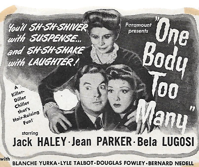  فیلم سینمایی One Body Too Many با حضور Blanche Yurka، جک هالی و Jean Parker