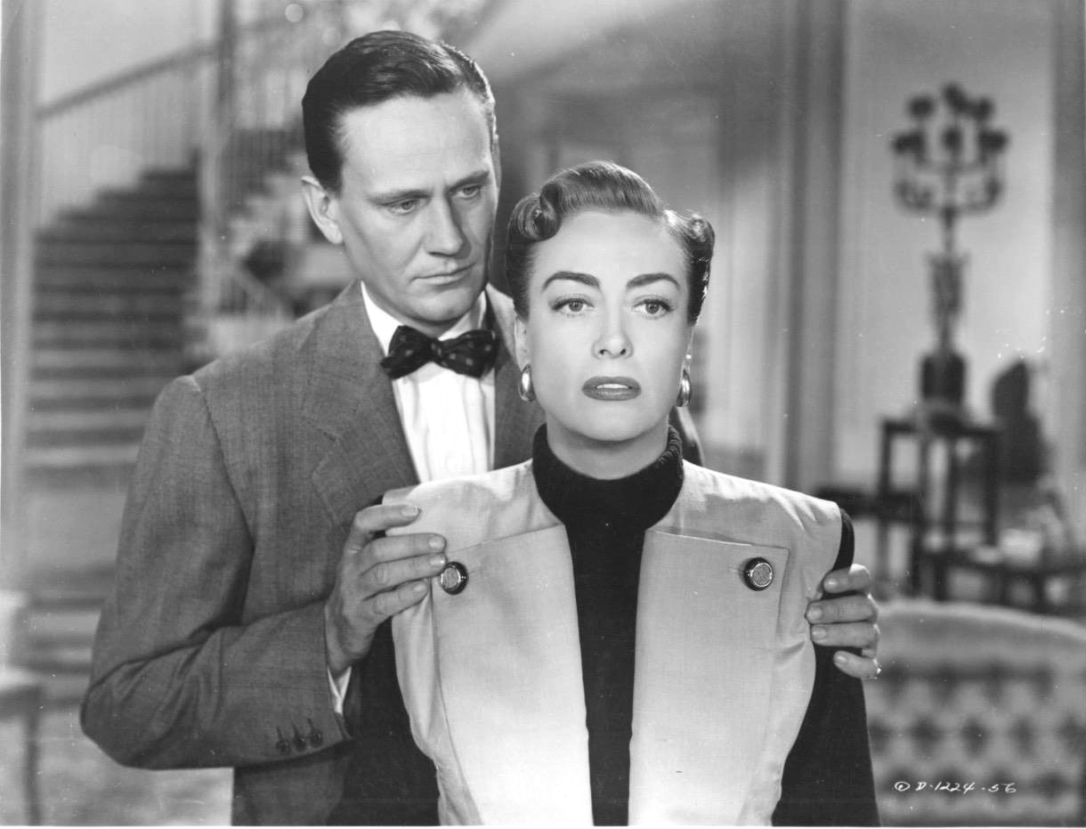 Wendell Corey در صحنه فیلم سینمایی Harriet Craig به همراه Joan Crawford