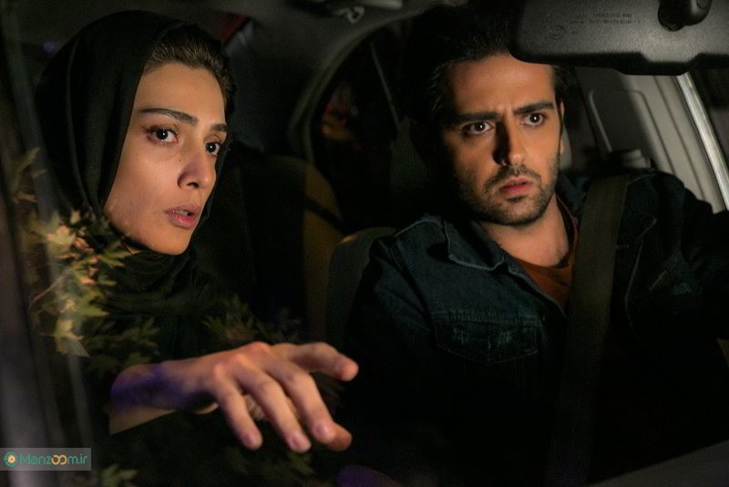 لیلا زارع در صحنه فیلم سینمایی شیفت شب به همراه امیرحسین آرمان
