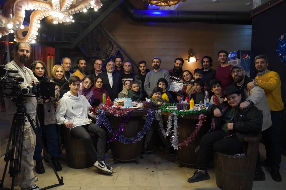 تصویری از حسین جعفری (سردار) سینما و تلویزیون در پشت صحنه یکی از آثارش