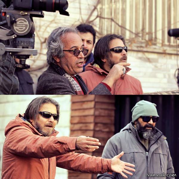 محمدحسین لطیفی در صحنه سریال تلویزیونی زوج یا فرد به همراه علیرضا نجف‌زاده