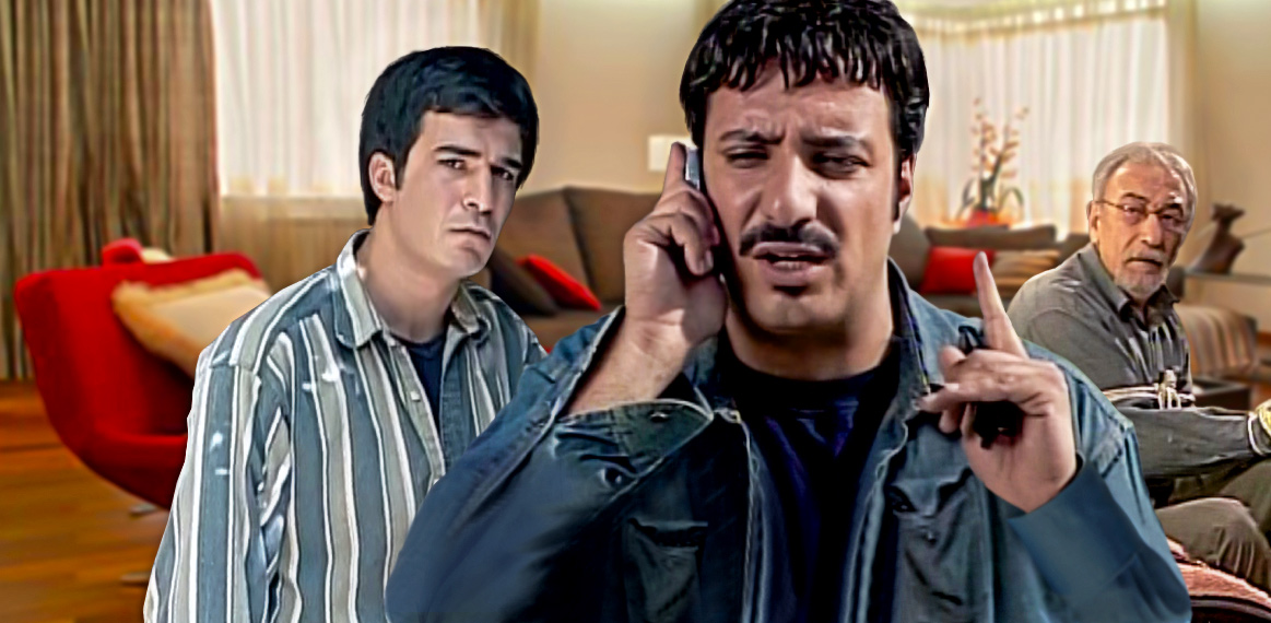 جمال اجلالی در صحنه سریال تلویزیونی برای آخرین بار به همراه امیر جعفری و یوسف تیموری