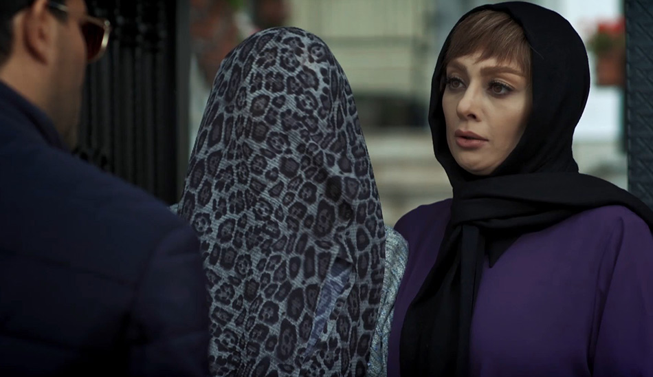 یکتا ناصر در صحنه سریال شبکه نمایش خانگی دل