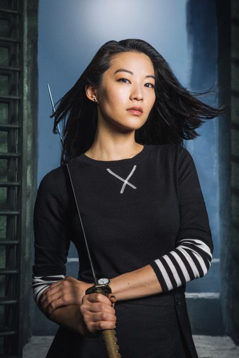 Arden Cho در صحنه سریال تلویزیونی گرگ نوجوان