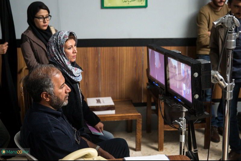 محمدمهدی عسگرپور در پشت صحنه سریال تلویزیونی نفس گرم