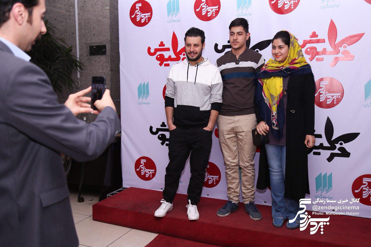 جواد عزتی در اکران افتتاحیه فیلم سینمایی خرگیوش