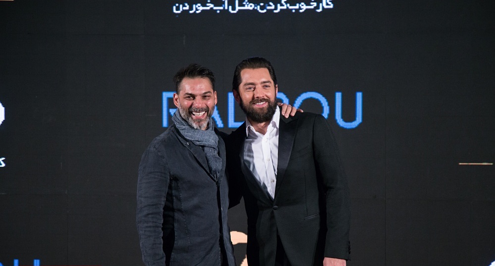 بهرام رادان در اکران افتتاحیه فیلم سینمایی زرد به همراه پیمان معادی