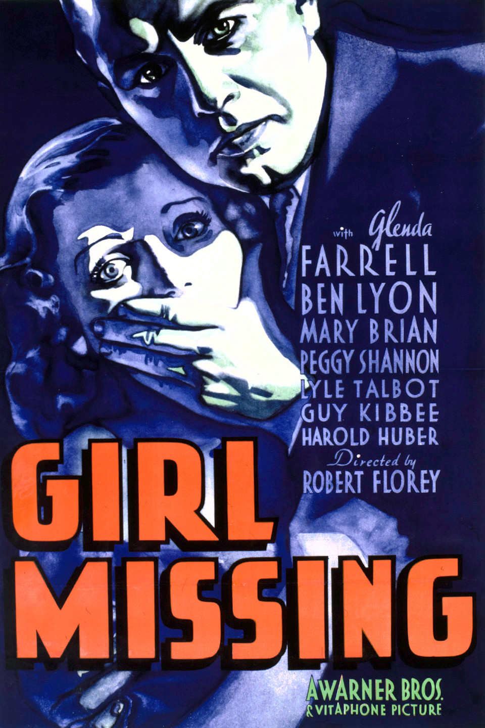 Glenda Farrell در صحنه فیلم سینمایی Girl Missing به همراه Ben Lyon
