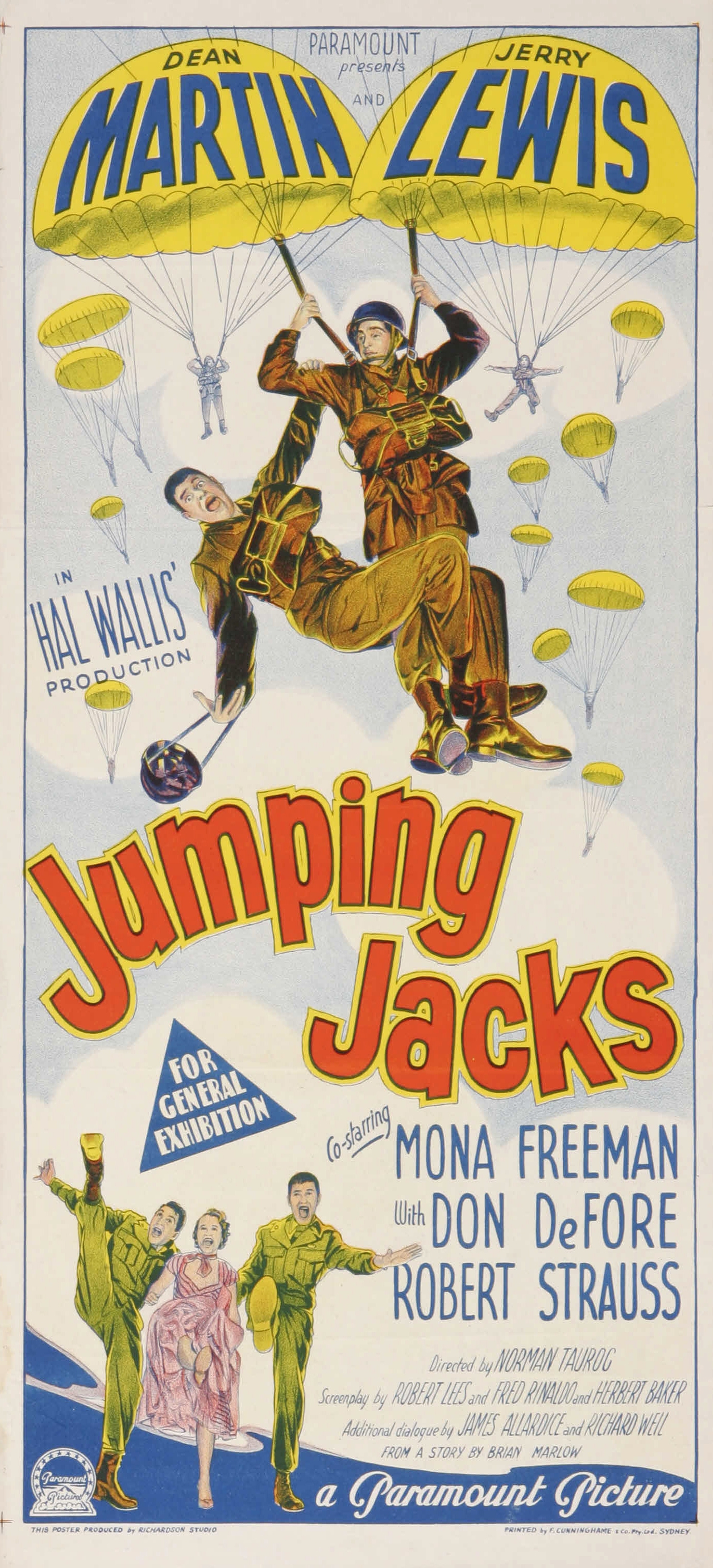  فیلم سینمایی Jumping Jacks به کارگردانی Norman Taurog
