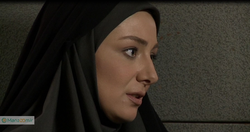 ویدا جوان در صحنه سریال تلویزیونی آسمان من