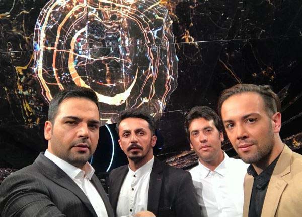 پشت صحنه برنامه تلویزیونی ماه عسل به کارگردانی محمد پیوندی و مهرداد طاهری