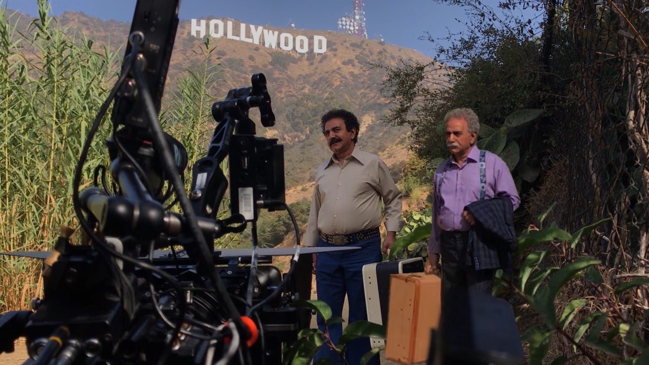 پشت صحنه فیلم سینمایی لس آنجلس تهران با حضور پرویز پرستویی