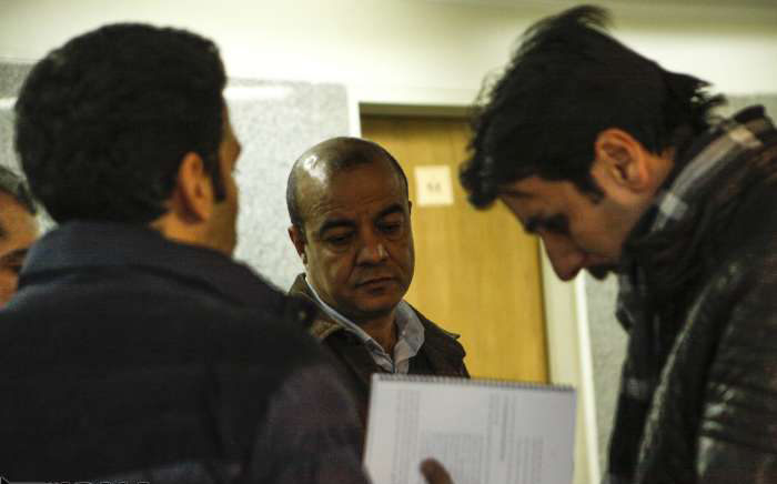 پشت صحنه سریال تلویزیونی بیمار استاندارد به کارگردانی سعید آقاخانی