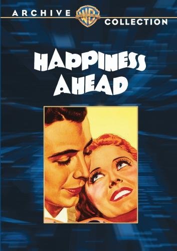 Dick Powell در صحنه فیلم سینمایی Happiness Ahead به همراه جوزفین هاچینسون