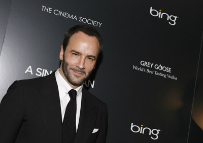 Tom Ford در صحنه فیلم سینمایی یک مرد مجرد