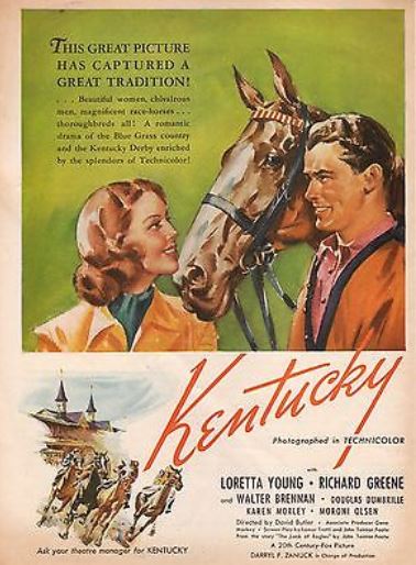  فیلم سینمایی Kentucky با حضور Richard Greene و Loretta Young