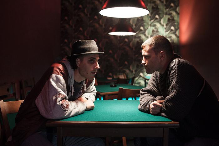Alessandro Borghi در صحنه فیلم سینمایی Don't Be Bad به همراه Luca Marinelli