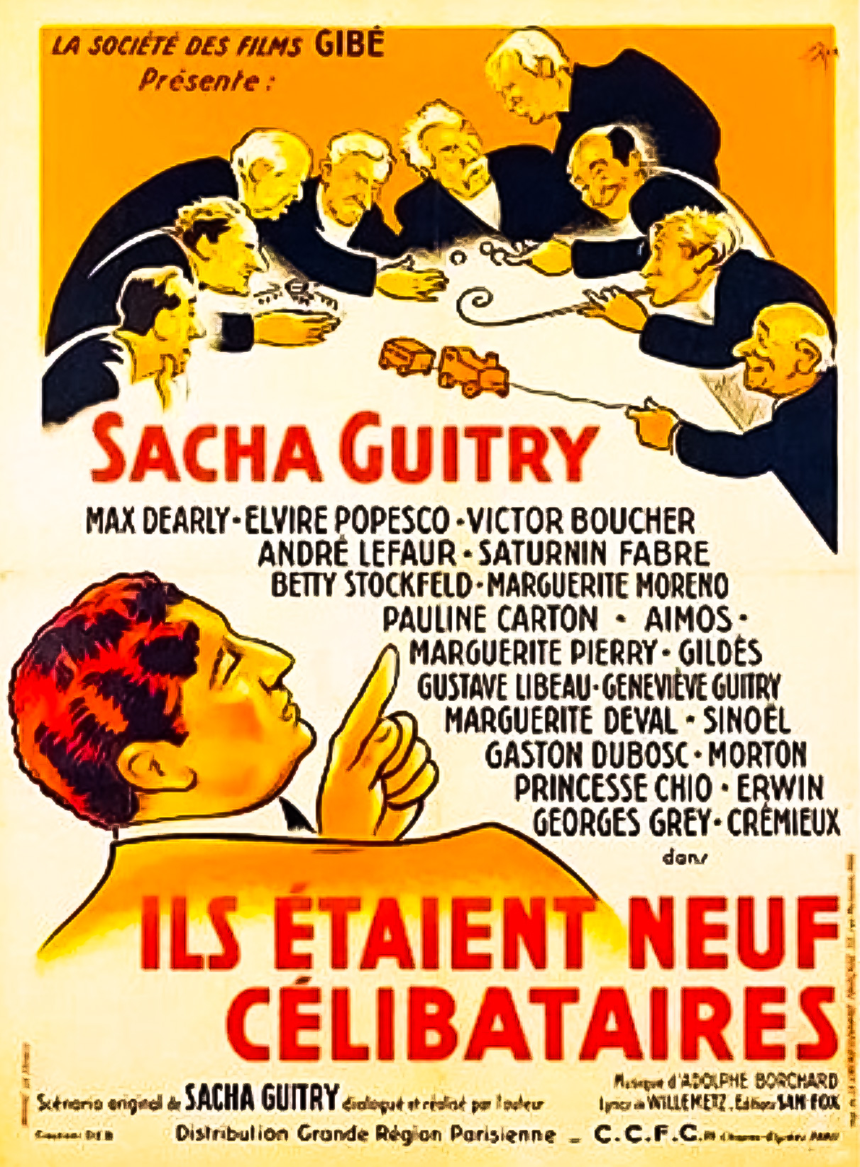  فیلم سینمایی Nine Bachelors به کارگردانی Sacha Guitry