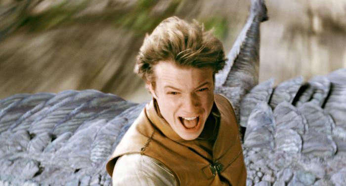 Ed Speleers در صحنه فیلم سینمایی پسر اژدها سوار