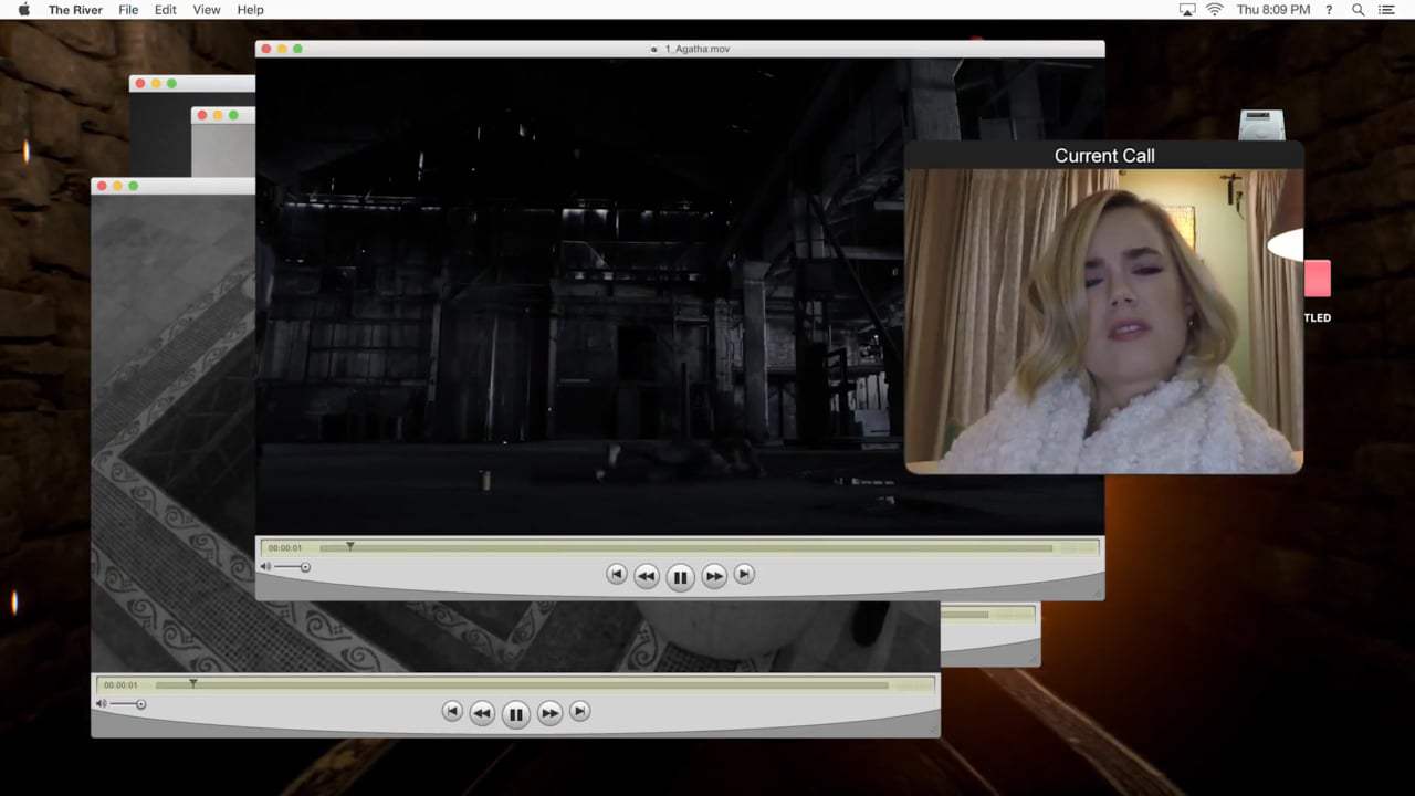 Rebecca Rittenhouse در صحنه فیلم سینمایی Unfriended: Dark Web