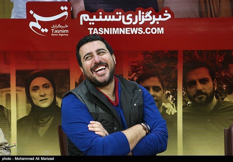 محسن کیایی در نشست خبری سریال تلویزیونی پرده‌نشین