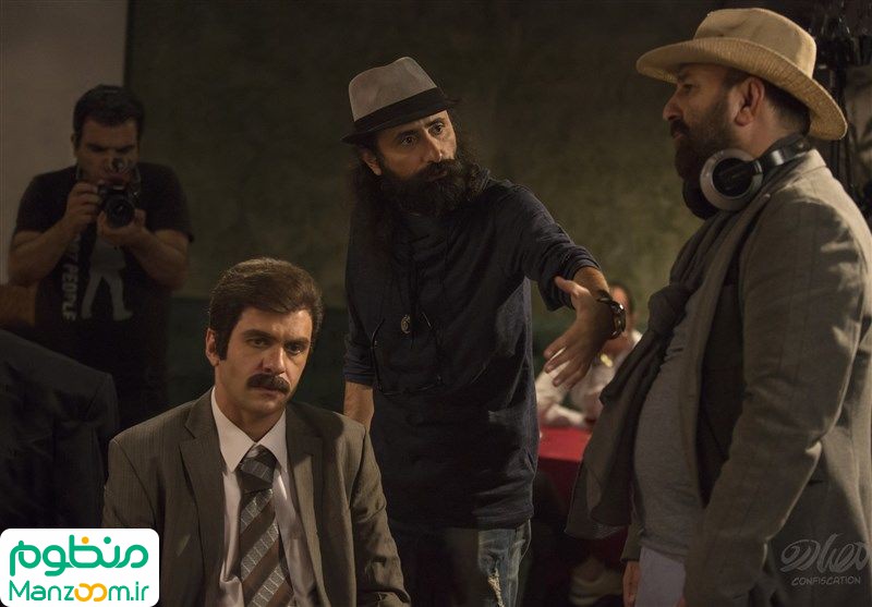 مسعود سلامی در صحنه فیلم سینمایی مصادره به همراه بابک حمیدیان