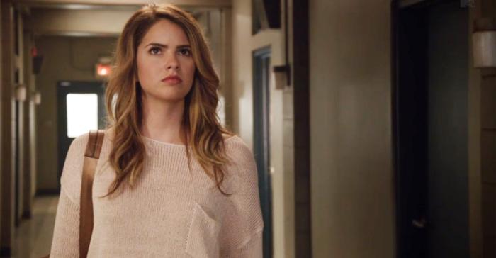 Shelley Hennig در صحنه سریال تلویزیونی گرگ نوجوان