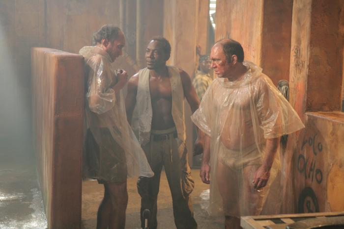 وید اندرو ویلیامز در صحنه سریال تلویزیونی فرار از زندان
