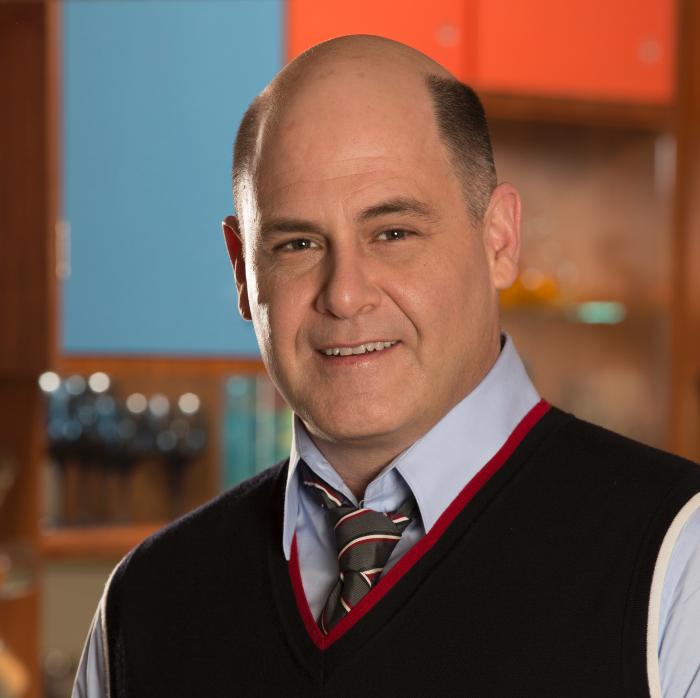 Matthew Weiner در صحنه سریال تلویزیونی مردان مد