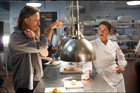 Scott Hicks در صحنه فیلم سینمایی No Reservations به همراه Catherine Zeta-Jones
