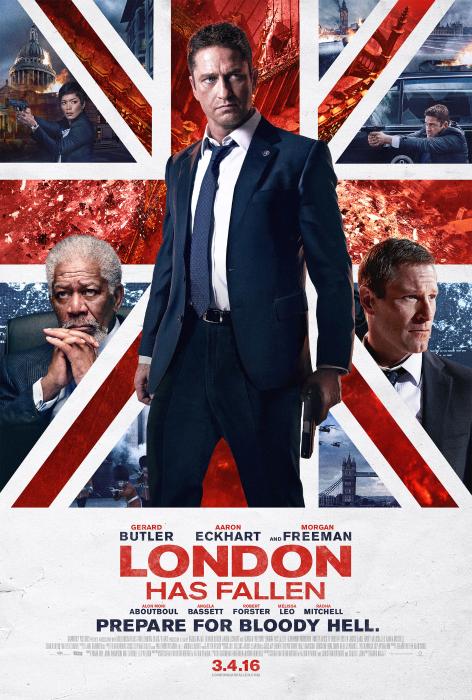  فیلم سینمایی لندن سقوط کرده است با حضور آرون اکهارت، جرارد باتلر و مورگان فریمن