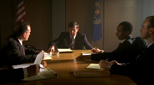 William B. Davis در صحنه سریال تلویزیونی پرونده های ایکس