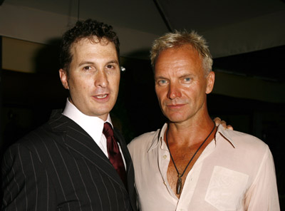 Sting در صحنه فیلم سینمایی سرچشمه به همراه دارن آرونوفسکی