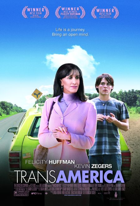 Felicity Huffman در صحنه فیلم سینمایی ترنس آمریکا