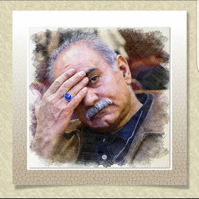 تصویری از پرویز پرستویی، بازیگر و تهیه کننده سینما و تلویزیون در حال بازیگری سر صحنه یکی از آثارش