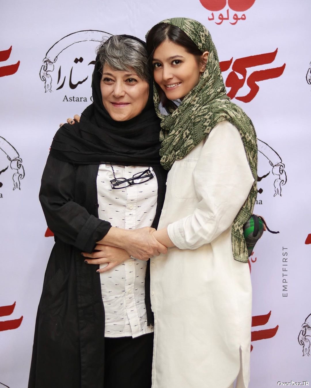پردیس احمدیه، بازیگر سینما و تلویزیون - عکس اکران به همراه رویا افشاری‌نسب