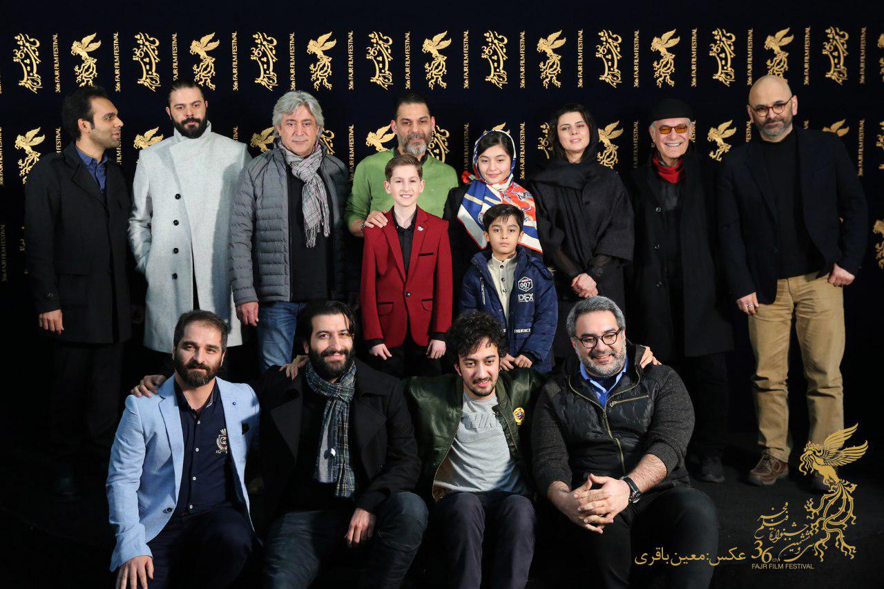 محمود کلاری در جشنواره فیلم سینمایی بمب؛ یک عاشقانه به همراه پیمان معادی، احسان رسول اف، ایرج شهزادی، لیلا حاتمی، حبیب رضایی و صبا گرگین‌پور