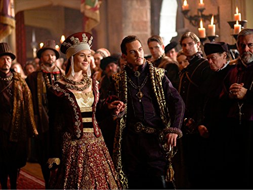 Max Brown در صحنه سریال تلویزیونی The Tudors به همراه Joss Stone و Jonathan Rhys Meyers