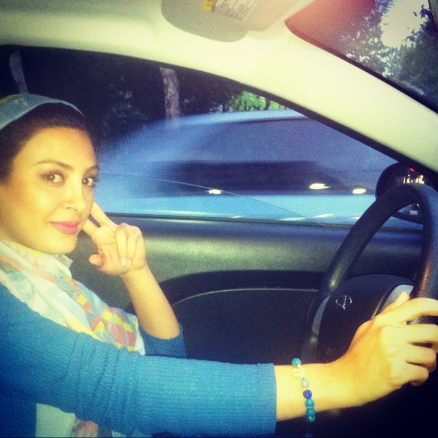 تصویری شخصی از حدیثه تهرانی، بازیگر سینما و تلویزیون