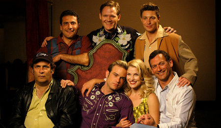 Scott Michael Campbell در صحنه فیلم سینمایی Crazy به همراه Waylon Payne، Rick Bieber، Ali Larter و لین گریسون
