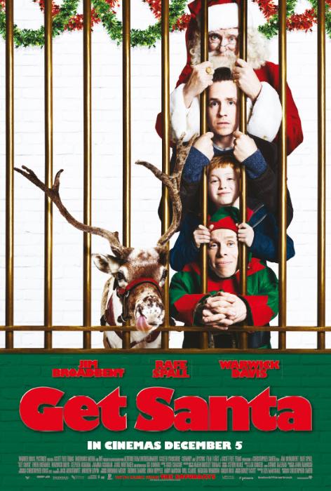  فیلم سینمایی Get Santa با حضور ریف اسپال، جیمز برودبنت، وارویک دیویس و Kit Connor