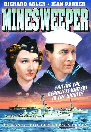 ریچارد آرلن در صحنه فیلم سینمایی Minesweeper به همراه Jean Parker