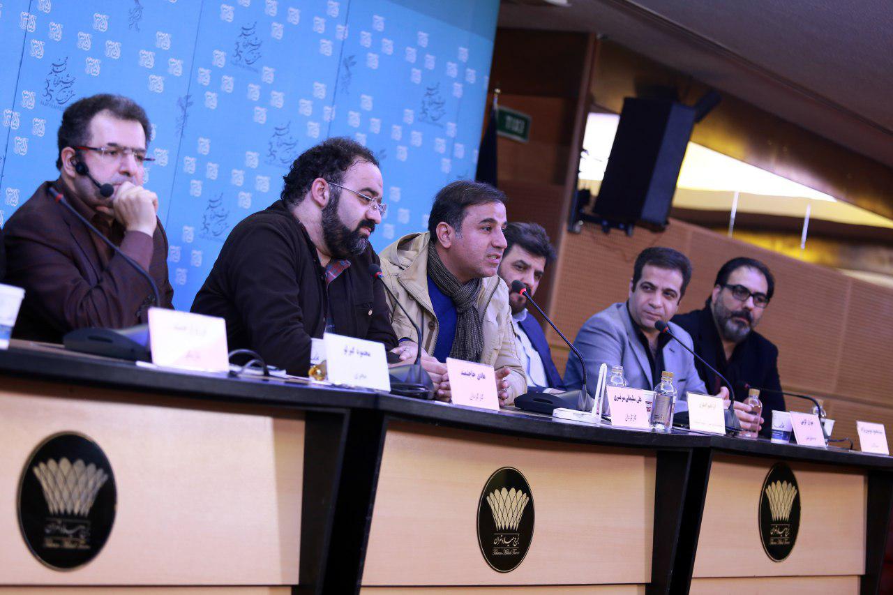 علی سلیمانی در نشست خبری فیلم سینمایی اشنوگل