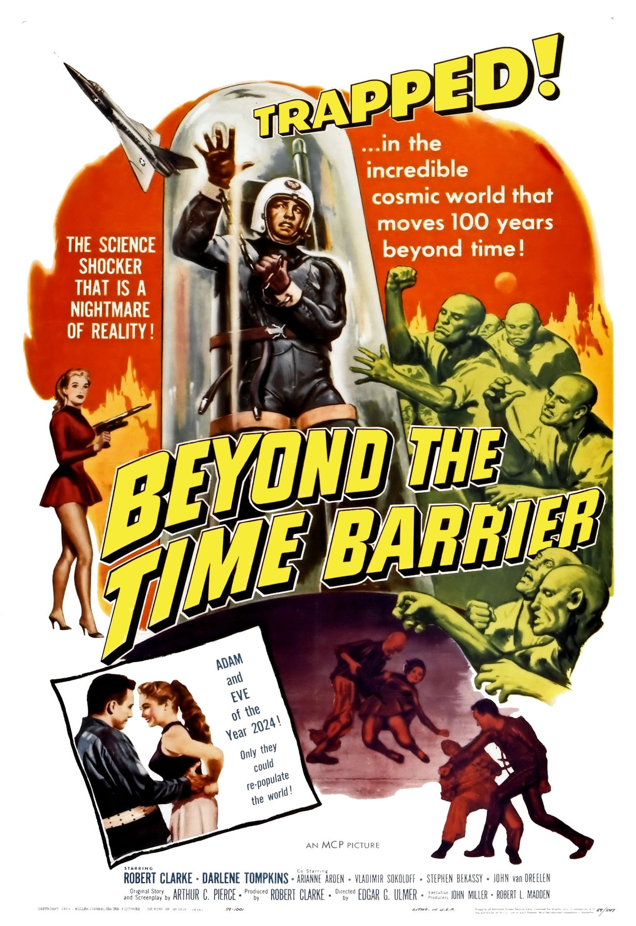  فیلم سینمایی Beyond the Time Barrier با حضور Robert Clarke و Arianne Ulmer