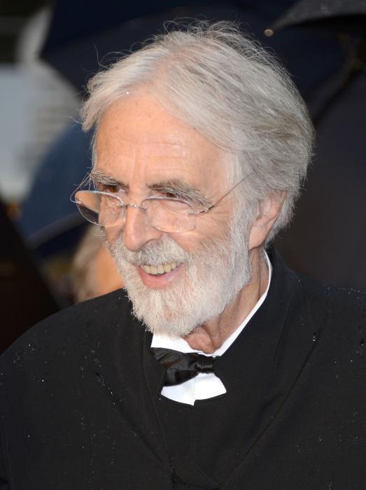 میشائیل هانکه در صحنه فیلم سینمایی عشق